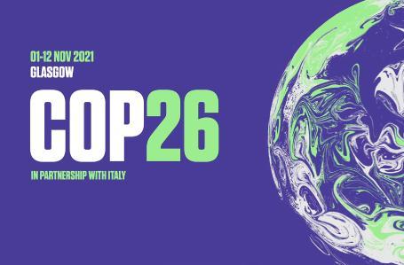 Quarterly Newsletter December 2021 article image of the cop26 logo
